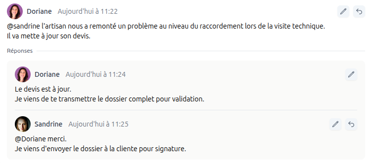 Fils de discussions